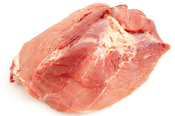 raw meat of a pig