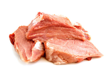 raw meat of a pig