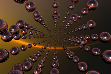 Sfondo astratto cromo © Dreaming Andy