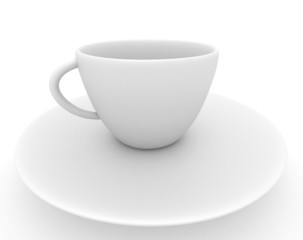 white cup of coffe