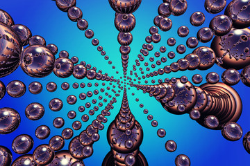 Sfondo astratto cromo © Dreaming Andy