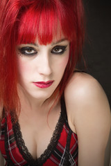 ragazza capelli rossi