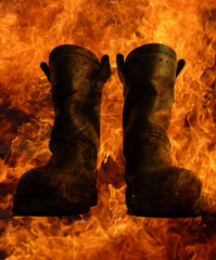 Obraz premium bottes incombustibles