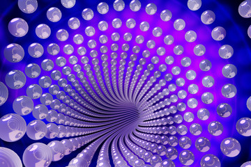 abstract background of the balls