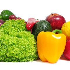 fresh fruits and vegetables