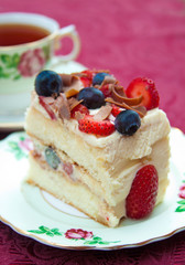 Berry Sponge Cake