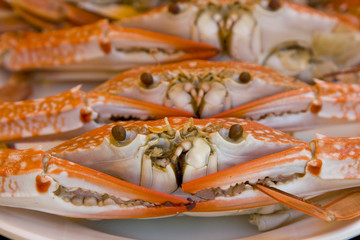 Cooked crab