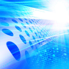 Abstract technology, binary code