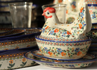 famous pottery from Poland