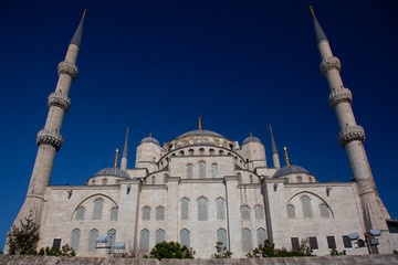 Fototapeta na wymiar Mezquita azul, Estambul, Turkey