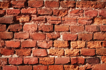 Old brick wall background