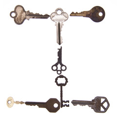 Letter I in Old Keys