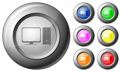 Sphere button computer