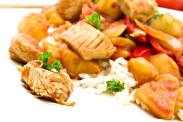 Hähnchen asiatisch