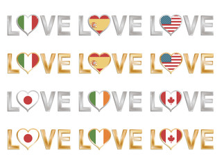 love flags set 1
