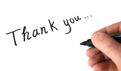 Thank you note