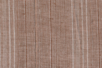 Striped linen fabric