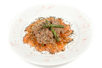 Salad from beef