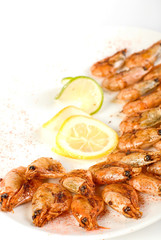 grilled shrimps