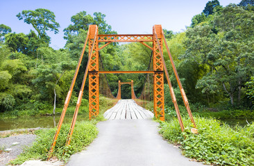 suspension bridge, Blanchisseuse, Trinidad