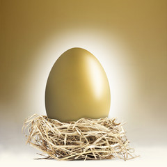 giant golden nest egg