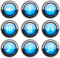 Audio icons.