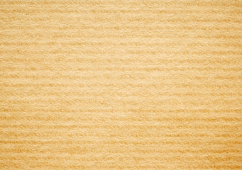 Beige corrugated cardboard texture background.