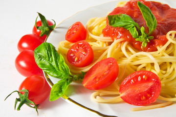 Spaghett and Tomato sauce