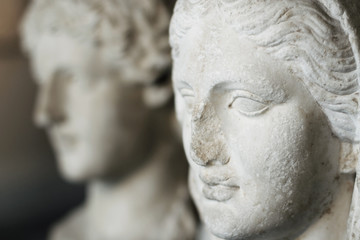 ancient  greek statue heads