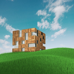 Cube facade concept