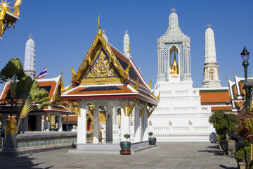 Fototapeta premium The temple in the Grand palace area in Bangkok, Thailand