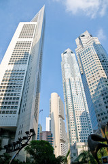 Fototapeta premium Singapur, Business District