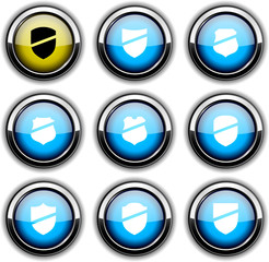 Shield icons.