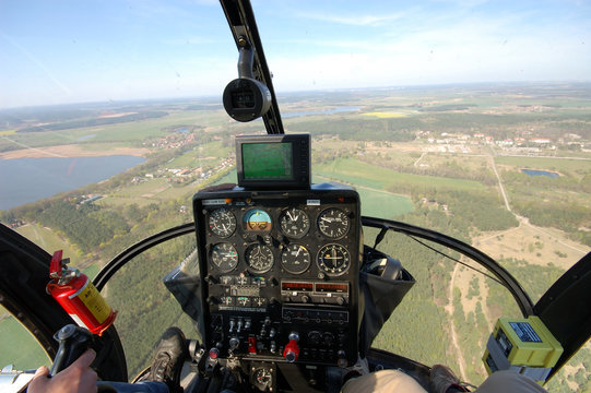 Helicopter Cockpit View