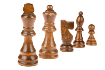 different pieces of chess