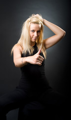 Fototapeta premium Junge Frau
