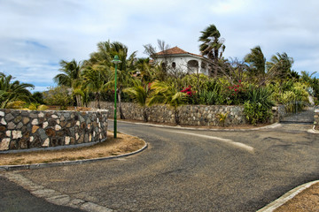 Coast in Saint Maarten Island, Dutch Antilles
