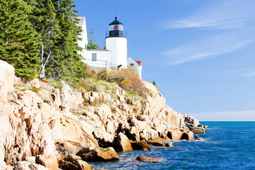 Fototapeta na wymiar Bass Harbor Lighthouse, Maine, USA