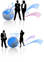 Illustration of business people