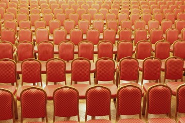 Obraz premium seat chairs in the auditorium
