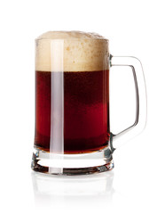 Dark beer in glass