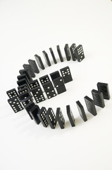 lying EURO of dominoes