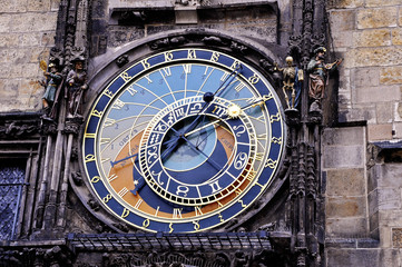 Mittelalterliche Uhr in Prag