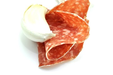 Salami, Knoblauch