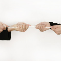 An einem Strang ziehen