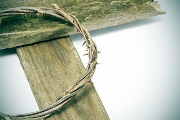 crown of thorns and cross