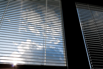 Window blinds for sun protection, heat protection