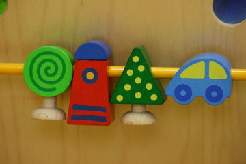 Detailaufnahme Schiebesteine Gehwagen