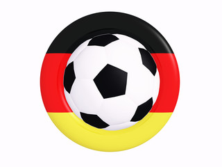 Fototapeta premium Deutschland - Fussballrunde