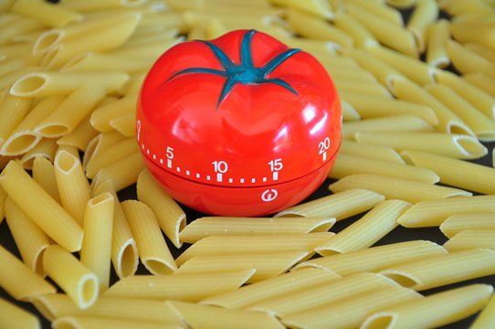 Pasta with timer